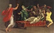 MAZZOLA BEDOLI, Girolamo The evangelist Johannes awakes Drusiana of the dead oil on canvas